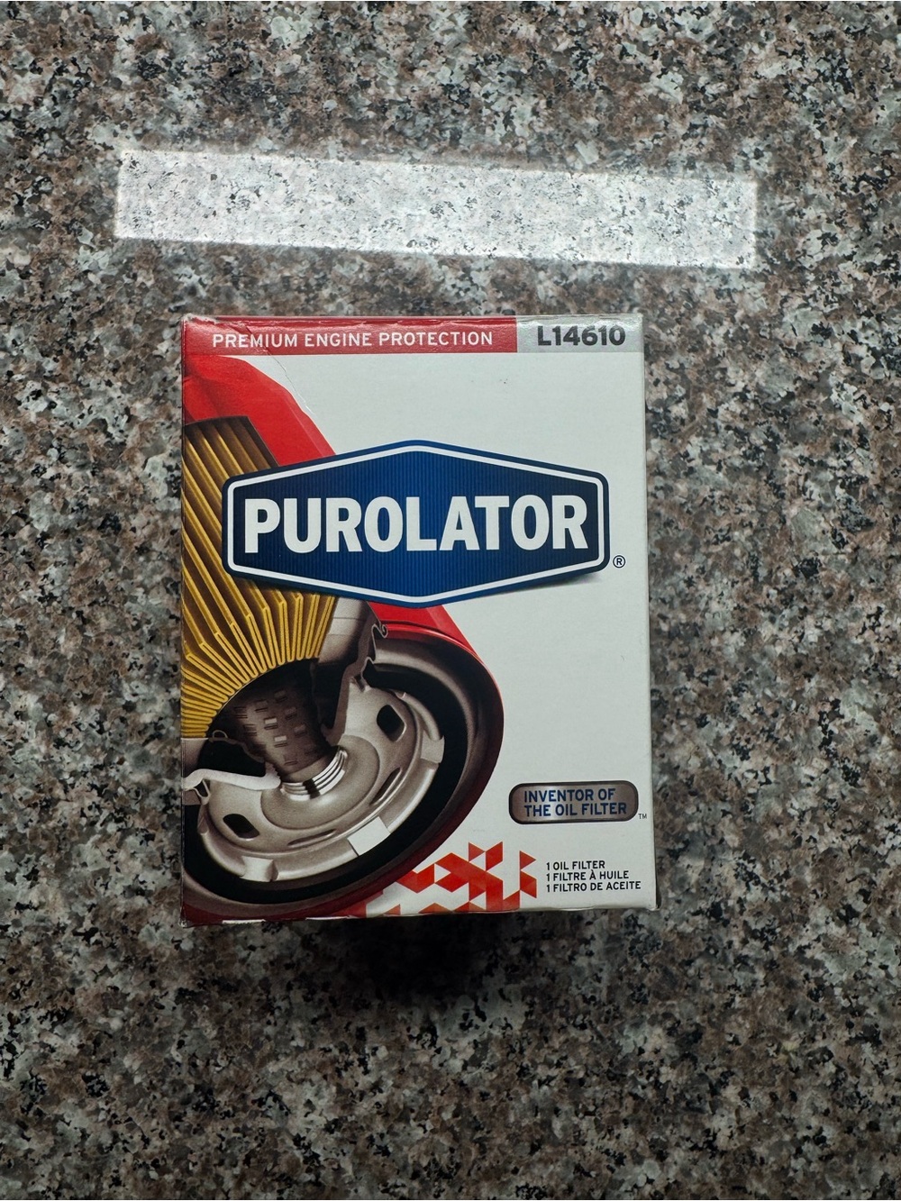 Premium Engine Protection Spin On Oil Filter Pack of 1 Purolator L14610